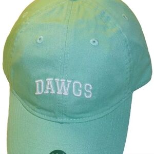 Georgia Bulldogs Light Green Adjustable strapback hat Ncaa New Rare Color